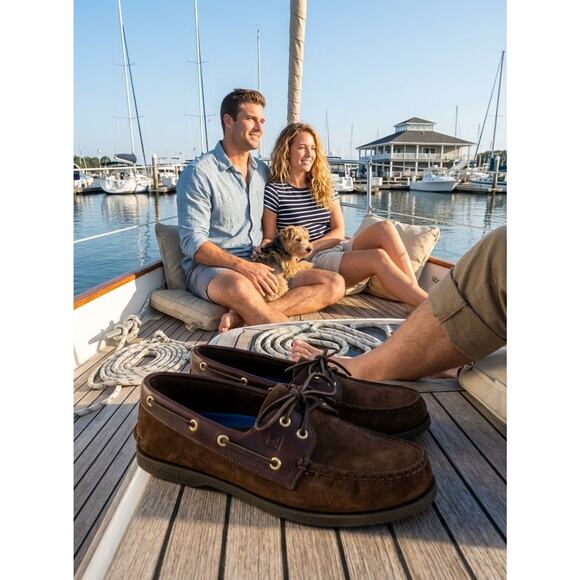 Sperry Top‑Sider Men’s 8M Brown Leather Casual Boating Shoes main image 8